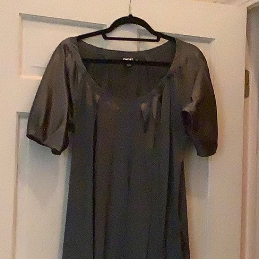 DKNY Silk Aline Dress